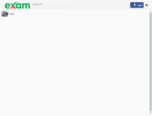 Tablet Screenshot of exam.com