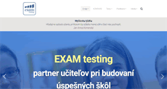 Desktop Screenshot of exam.sk