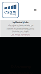 Mobile Screenshot of exam.sk
