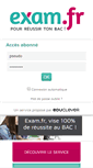 Mobile Screenshot of exam.fr
